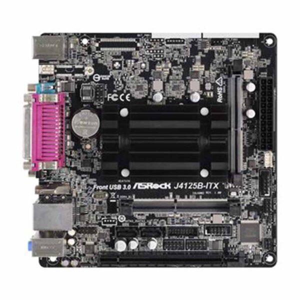 Motherboard J4125-ITX Ascork with celeron quad core - Image 3