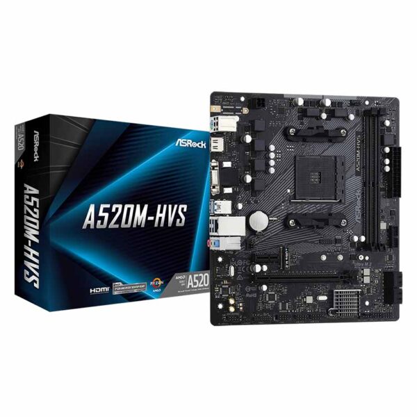 Asrock A520M HVS Motherboard AM4