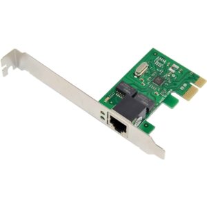 51127F GIGABIT NETWORK PCI EXPRESS CARD 1xRJ45 1GBs, PCIEx1 INCL.LOW PROFILE INLINE