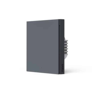 WS-EUK02-GRAY SMART WALL SWITCH H1 EU (NO NEUTRAL, DOUBLE ROCKER), GRAY AQARA