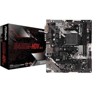B450M-HDV R4.0 MOTHERBOARD MICRO ATX SKT AM4 ASROCK