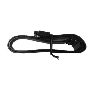 BC-444 0.5m SATA CBL W/LATCHES 1-SIDE ANGLED BLACK