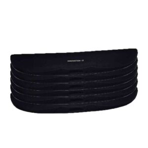 120845-5 5PCS KEYBOARD WRIST SUPPORT 490x90mm BLACK IT INNOVATION