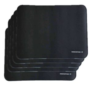 120838-5 5PCS GAMING MOUSEPAD SMALL 400x300mm BLACK IT INNOVATION