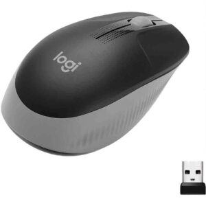 M190 MOUSE WIRELESS FULL SIZE MID GREY LOGITECH