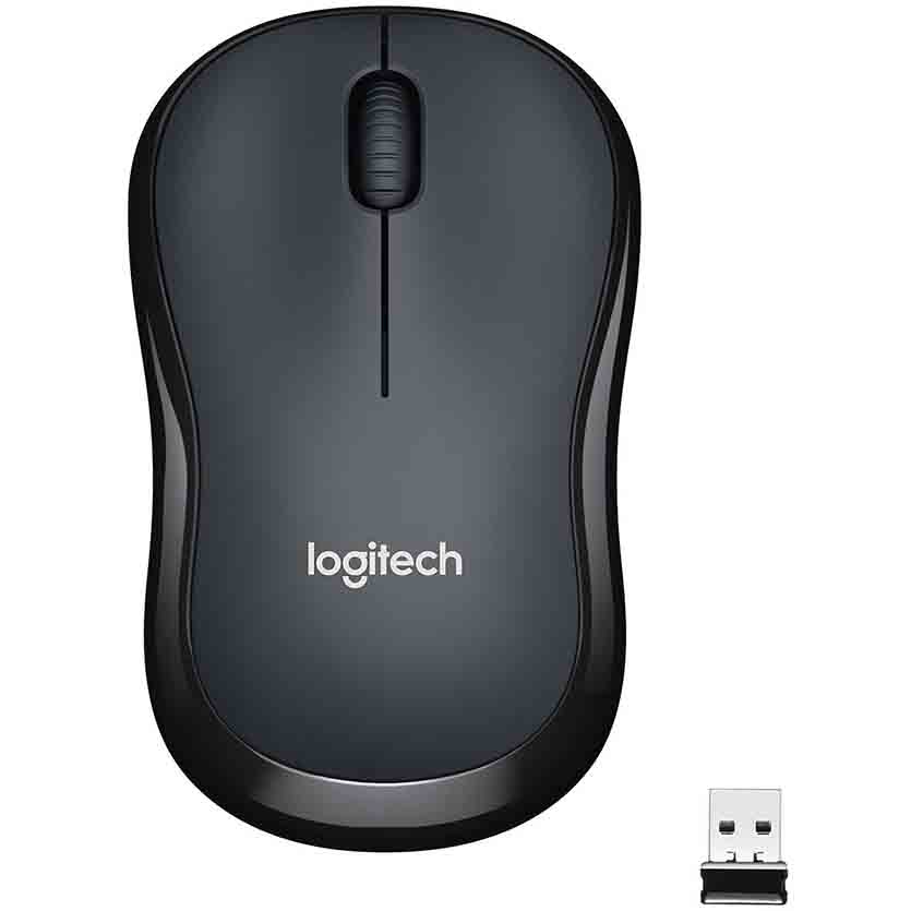 M220 MOUSE WIRELESS 2.4GHz SILENT TOUCH CHARCOAL LOGITECH