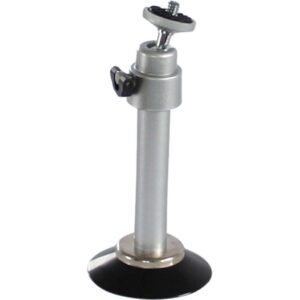 48001D MINI TRIPOD ALUMINIUM with SUCTION CUP 8.5cm HIGH, INLINE
