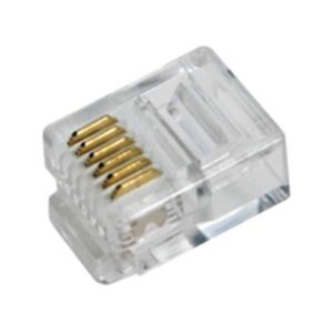 MP0019 RJ12 MODULAR PLUG, UNSHIELDED 100pcs LOGILINK