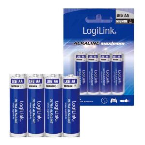 LR6B4 BATTERIES AA x4pcs LR6 MIGNON ULTRA POWER LOGILINK
