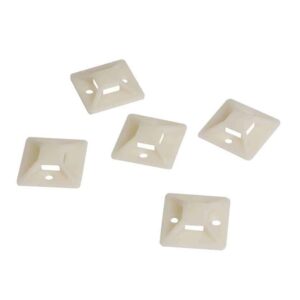 KAB0043 100pcs CABLE TIE MOUNTS 24x24 SELF-ADHESIVE LOGILINK