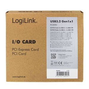 PC0090 PCI EXPRESS CARD USB3.2 GEN1x1 USB-C LOGILINK