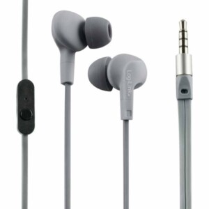 HS0041 STEREO IN-EAR HEADSET, WARER RESISTANT (IPX6), GREY LOGILINK