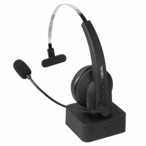 BT0059 BT HEADSET MONO INCL MICROPHONE, WITH CHARGING STAND LOGILINK