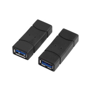 AU0026 USB 3.0 A-FEMALE TO A-FEMALE ADAPTER BLACK LOGILINK