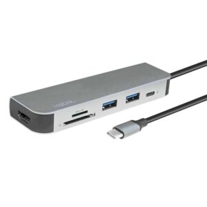 UA0343 DOCKING STATION GEN1 USB3.2,USB-C 6-PORT, PD LOGILINK