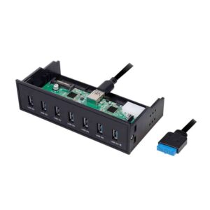 UA0342 5.25" HUB USB3.0 7-PORT INTERNAL WITH FAST CHARGING PORT LOGILINK