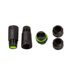 FA05SD3 WATERPROOF FIBER OPTIC DUPLEX SC CONNECTOR WITH 2 CABLE GLANDS LOGILINK
