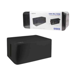 KAB0062 CABLE BOX 407x157x133,5mm, BLACK, LOGILINK