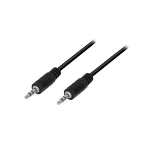 CA1048 0.2m AUDIO CABLE, 3.5mm 3-PIN/M TO 3.5mm 3-PIN/M, BLACK, LOGILINK