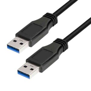 CU0039 2m USB 3.0 CABLE, USB-A/M TO USB-A/M, BLACK, LOGILINK