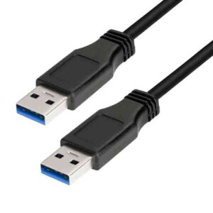 CU0040 3m USB 3.0 CABLE, USB-A/M TO USB-A/M, BLACK, LOGILINK