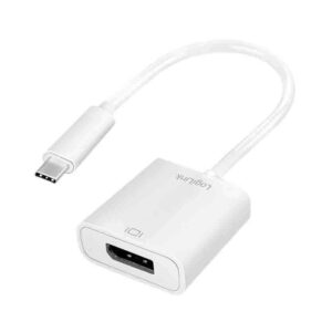 UA0246A - USB TYPE-C ADAPTER, C/M TO DP/F, 4K/60 HZ, WHITE, 0.15 M LOGILINK