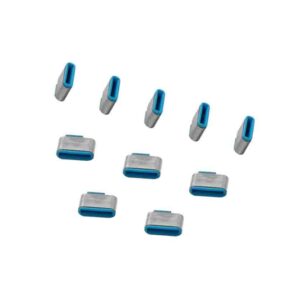 AU0053 USB-C PORT BLOCKER (10xLOCKS) BLUE LOGILINK