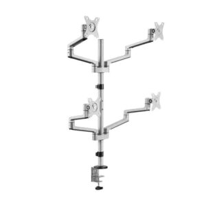 BP0211 QUAD MONITOR DESK MOUNT, 17-32", MAX.6KG PER ARM,SWIVEL&ROTATE LOGILINK