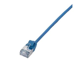 CQ9036S 1m CAT6A U/FTP SLIM ULTRA-FLEX PATCH CABLE BLUE, LOGILINK