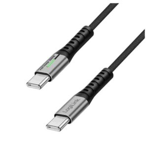 CU0433 1.5m USB3.2 TYPE-C 20GBPS M/M 4K LED 100W LOGILINK