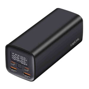 PA0350 POWERBANK 20000mAh, QC3.0 &PD3.0 65W, BLACK, LOGILINK