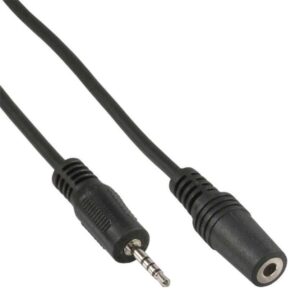 99308B AUDIO 4pin 2.5mm M>4pin 3.5mm F CABLE INLINE