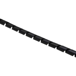 59946L 10m SPIRAL WRAPPING BAND 10mm BLACK INLINE