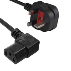 16752A 3m POWER CBL UK PLUG TO C13 RIGHT ANGLED, INLINE