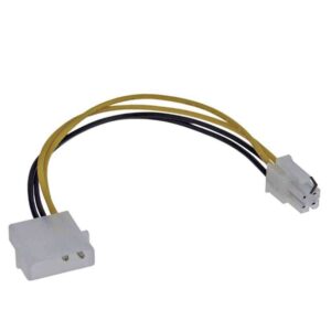 26632 M/B POWER ADAPTER 5.25" TO 4PIN 12V 0,2m INLINE