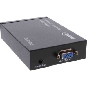 65016E VGA+AUDIO EXTENDER RECEIVER MAX 300m VIA UTP/STP NETWORK CABLE RJ45 INLINE