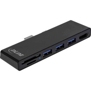 35393 MULTI HUB SURFACE PRO 4/5/6 3-PORT USB3.2 TYPEA F, HDMI, 4K, CARDREADER INLINE