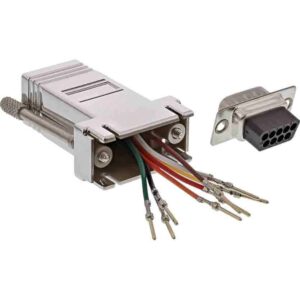 68889M ADAPTER 9PIN SUB-D MALE / RJ45 FEMALE METAL-COATED, INLINE