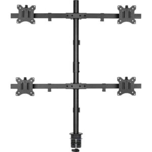 23108H DESK BRACKET FOR 4 MONITORS UP TO 81cm 32” MAX. 9Kg, INLINE