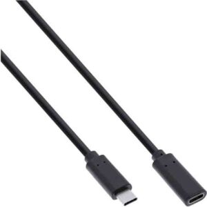 35772 2m USB-C M/F BLACK USB3.2 EXTENTION CABLE INLINE