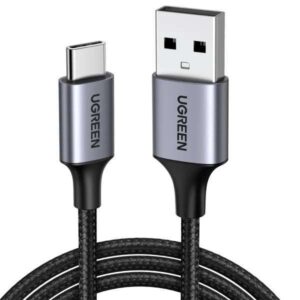 60128 USB TYPE- C 2m BLACK CHARGING CABLE 3A UGREEN