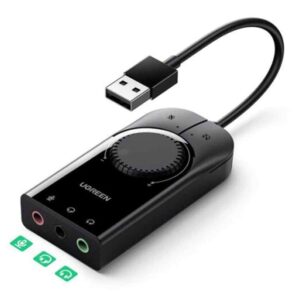40964 SOUND CARD USB2.0 BLACK UGREEN