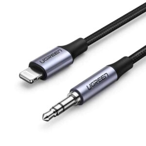 70509 1M CABLE LIGHTNING i6 MFI TO 3.5mm M AUDIO UGREEN