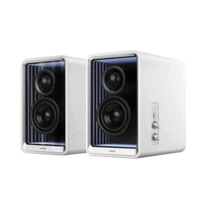 QR65 WHITE DESKTOP SPEAKER ACTIVE MONITOR W/GAN CHARGER BT EDIFIER
