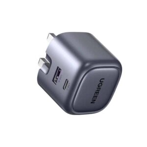 15540/CD350 UK GaN FAST USB CHARGER 35W PD 2-Port COMBO USB-A&USB-C BLACK UGREEN