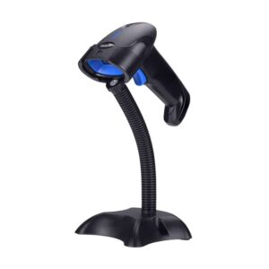 BCS-02BW BARCODE WIRELESS/WIRED CCD SCANNER W/STAND BLACK POWER-ON