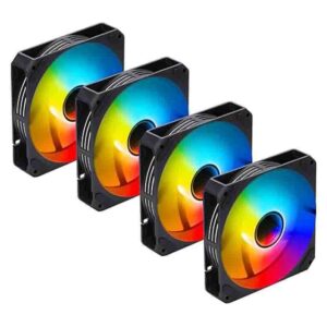 YH‑120I4 BLACK 4‑in‑1 120 mm ARGB BLACK CASE FAN KIT SAMA