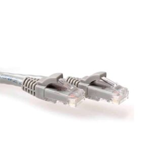 IB3000 0,5m Cat6A GREY U/UTP PATCH CBL SNAGLESS W/RJ45 CONNECTORS ACT