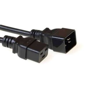 AK5023 2m C19/F TO C20/M POWER EXTENTION CABLE BLACK, ACT
