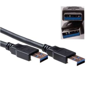 SB0001 3m USB3.0 A-A M/M CABLE BLACK ACT